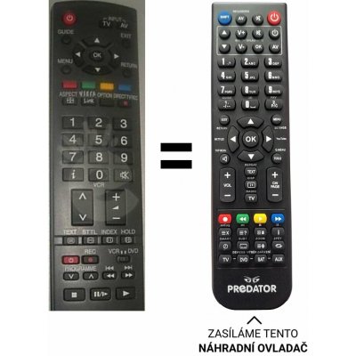 Dálkový ovladač Predátor Panasonic EUR7651080 – Sleviste.cz