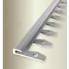 Podlahová lišta Küberit Ohýbací ukončovací profil Stříbrná 801 EB F4 3 mm 2,5 m