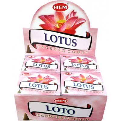 Hem Vonné kužely Lotus lotos 10 ks – Zbozi.Blesk.cz