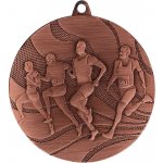 Designová kovová medaile Běh Bronz 5 cm – Zboží Mobilmania