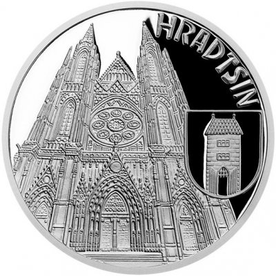Česká mincovna Vznik královského hlavního města Praha Hradčany proof 1 Zo – Zboží Dáma