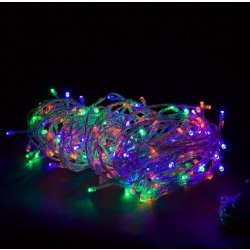 Voltronic 39457 Vánoční LED osvětlení 20 m barevné 200 LED zelený kabel