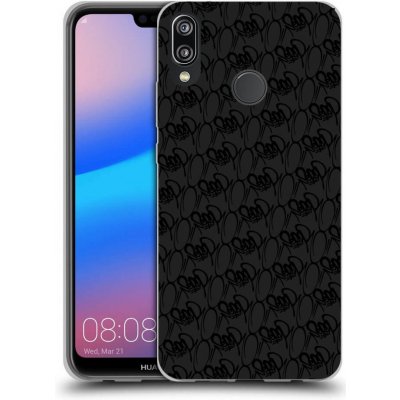 Pouzdro Picasee silikonové Huawei P20 Lite - Separ - Black On Black 2 černé – Zboží Mobilmania