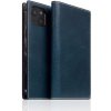 Pouzdro a kryt na mobilní telefon Pouzdro SLG Design D7 Italian Wax Leather iPhone 14 - modré