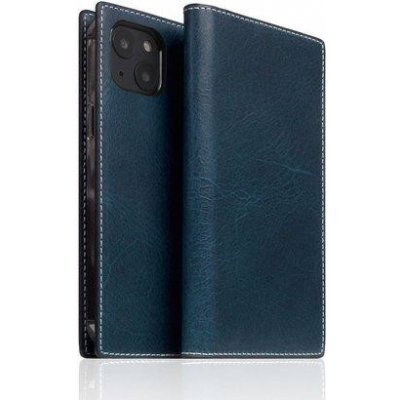 Pouzdro SLG Design D7 Italian Wax Leather iPhone 14 - modré