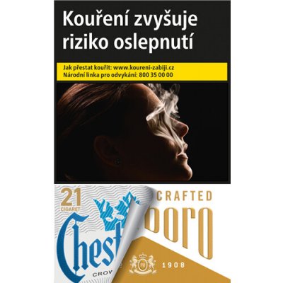 Chesterfield Marlboro Chesterfield Blue Marlboro Crafted Gold 10 x 21 ks – Hledejceny.cz