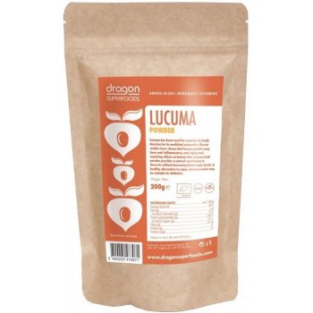 Dragon superfoods Lucuma prášek 200 g Bio Raw