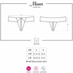 Obsessive Erotické kalhotky Miamor panties otevřené – Zboží Mobilmania
