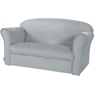 Roba Světle šedá sametová dětská pohovka 78 cm Lil Sofa Roba šedá/light – Hledejceny.cz