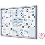 Jansen Display interiérová vitrína 18 x A4 – Zboží Dáma