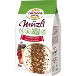 Cerbona Bezlepkové Müsli čokoládovo-jahodové 200 g – Zboží Dáma