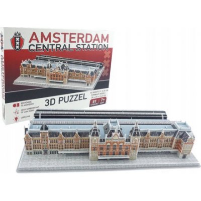 Matyska 3D puzzle Hlavní nádraží v Amsterdamu 81 ks – Hledejceny.cz