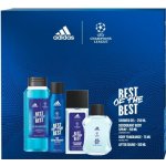 Adidas UEFA Best Of The Best voda po holení 100 ml + deodorant s rozprašovačem 75 ml + sprchový gel 250 m – Hledejceny.cz