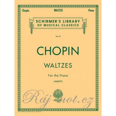 CHOPIN WALTZES for the piano / Valčíky pro klavír – Hledejceny.cz
