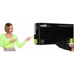 Zarys Easycare Nitrilové jednorázové nepudrované černé 100 ks – Zbozi.Blesk.cz