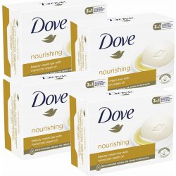 Dove Nourishing s arganovým olejem toaletní mýdlo 4 x 90 g