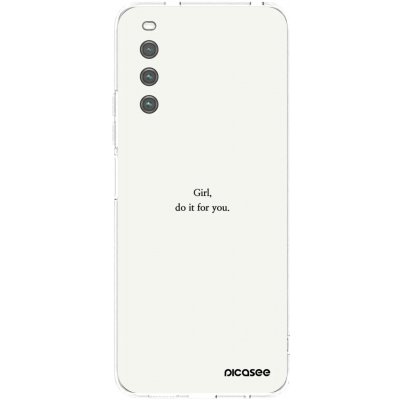 Picasee silikonový průhledný obal pro Sony Xperia 10 IV 5G - Girl, do it for you – Zboží Živě