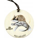 Lesní svět Dřevěná medaile klasik plch – Zboží Dáma