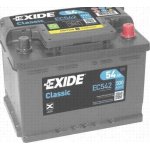 Exide Classic 12V 54Ah 500A EC542 – Zboží Mobilmania