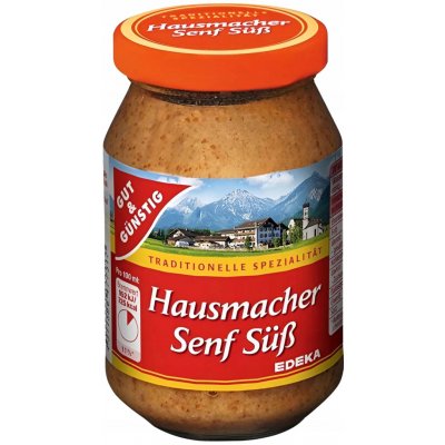 G&G Bavorská domácí sladká hořčice 250g – Zboží Dáma