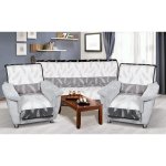 Bellatex potah na sedačku Karmela 3264-737 Šedá 150x200 cm, 2ks 65x150 cm – Zboží Mobilmania