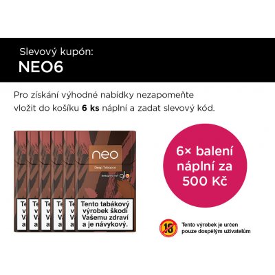 British American Tobacco Náplň Glo NEO Sticks Deep Tobacco