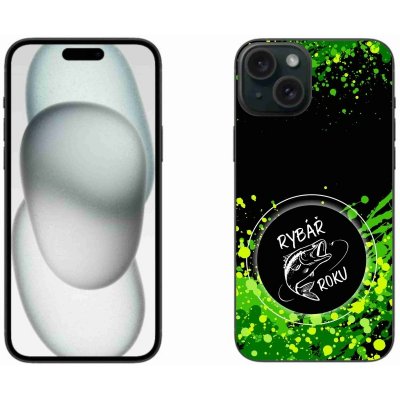 mmCase na iPhone 15 Plus - rybář roku černé pozadí – Zboží Mobilmania