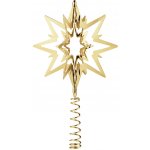 Georg Jensen Pozlacená vánoční ozdoba špice na stromeček Star Small, zlatá barva, kov – Hledejceny.cz