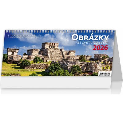 Stolní Obrázky ze světa/Obrázky zo sveta 2026 – Zboží Mobilmania
