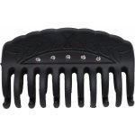 Černý skřipec na vlasy s kamínky – Zboží Dáma