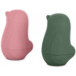 PETITE&MARS Hračky silikonové do koupele Love birds Rose Green 6m+ – Zboží Mobilmania