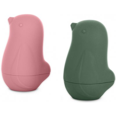 PETITE&MARS Hračky silikonové do koupele Love birds Rose Green 6m+ – Zbozi.Blesk.cz