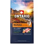 Ontario Mini & Medium Weight Control Turkey & Brown Rice 6,5 kg – Hledejceny.cz