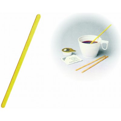 Míchátko na nápoje dřevěné 14cm 66723 – Zboží Dáma