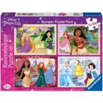 Ravensburger Disney Princezny 4 x 100 dílků – Sleviste.cz