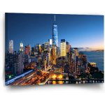 Sablio Obraz Noční mrakodrapy - 90x60 cm – Hledejceny.cz