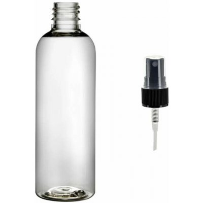 Via Plastová lahvička čirá s Černým kosmetickým rozprašovačem 100 ml – Hledejceny.cz