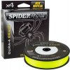 Rybářské lanko Spiderwire Šňůra DURA4 Yellow 300m 0,14mm 11,8kg