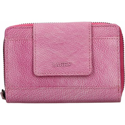 Dámská kožená peněženka Lagen Agáta světle růžová – Zboží Mobilmania