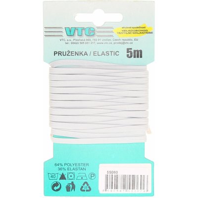 VTC Pruženka líčková 4mm bílá – Zbozi.Blesk.cz