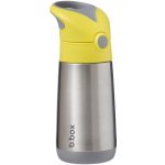 b.box Termoska na pití s brčkem 350 ml šedá / žlutá – Zboží Dáma