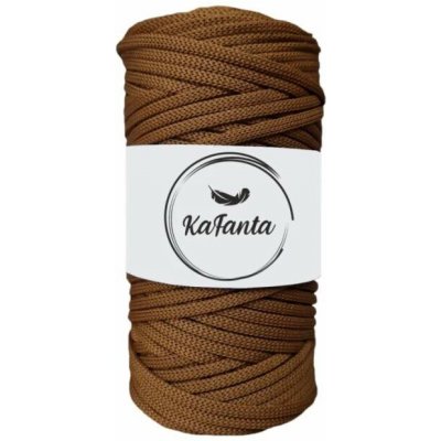 Polyesterová příze plochá 3mm/100m skořicová – Zboží Dáma