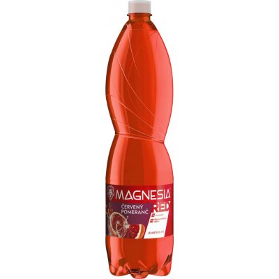 Magnesia Red ochucená minerální voda Červený pomeranč 6 x 1,5 l – Hledejceny.cz