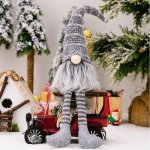 Textilomanie Vánoční skřítek SNOWY 34,5 cm, šedý – Hledejceny.cz