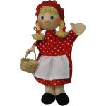 Moravská Ústředna Brno maňásek Karkulka s košíkem puntíkovaná – Zboží Dáma