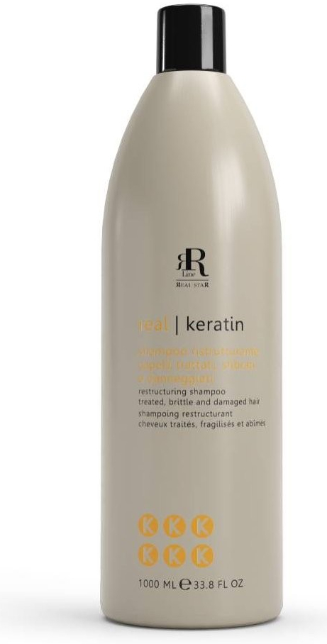 RR Keratin Star šampon zničené vlasy 1000 ml