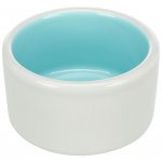 Trixie Miska keramická bílá/modrá 100 ml 7cm – Zboží Dáma