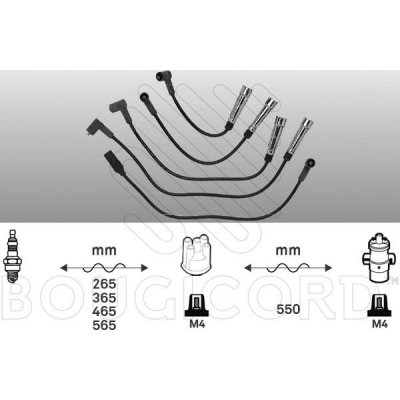 Zapalovací kabely VW GOLF III 2.0 85kW – Zboží Mobilmania