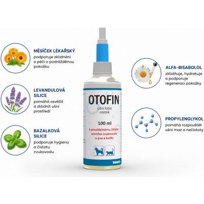 Bioveta Otofin ušní roztok 100 ml – Sleviste.cz