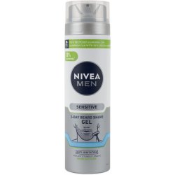 Nivea Men Sensitive gel na holení na 3denní strniště 200 ml